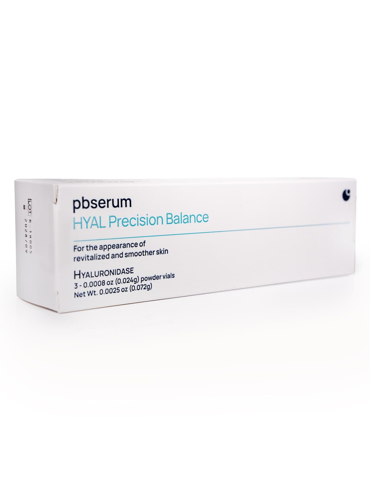 pbserum HYAL Precision Balance box and instruction leaflet