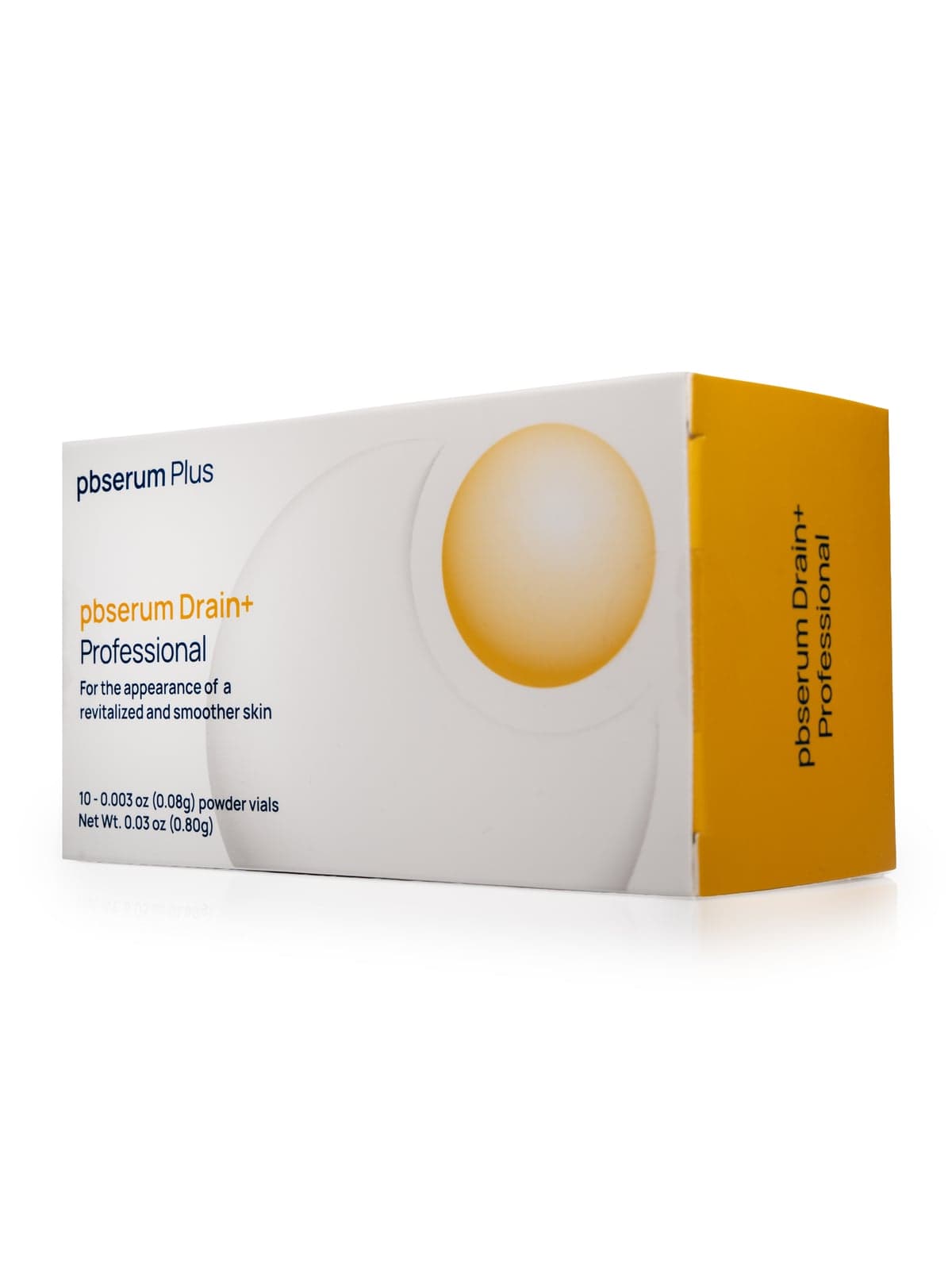pbserum Drain+ box and instruction leaflet