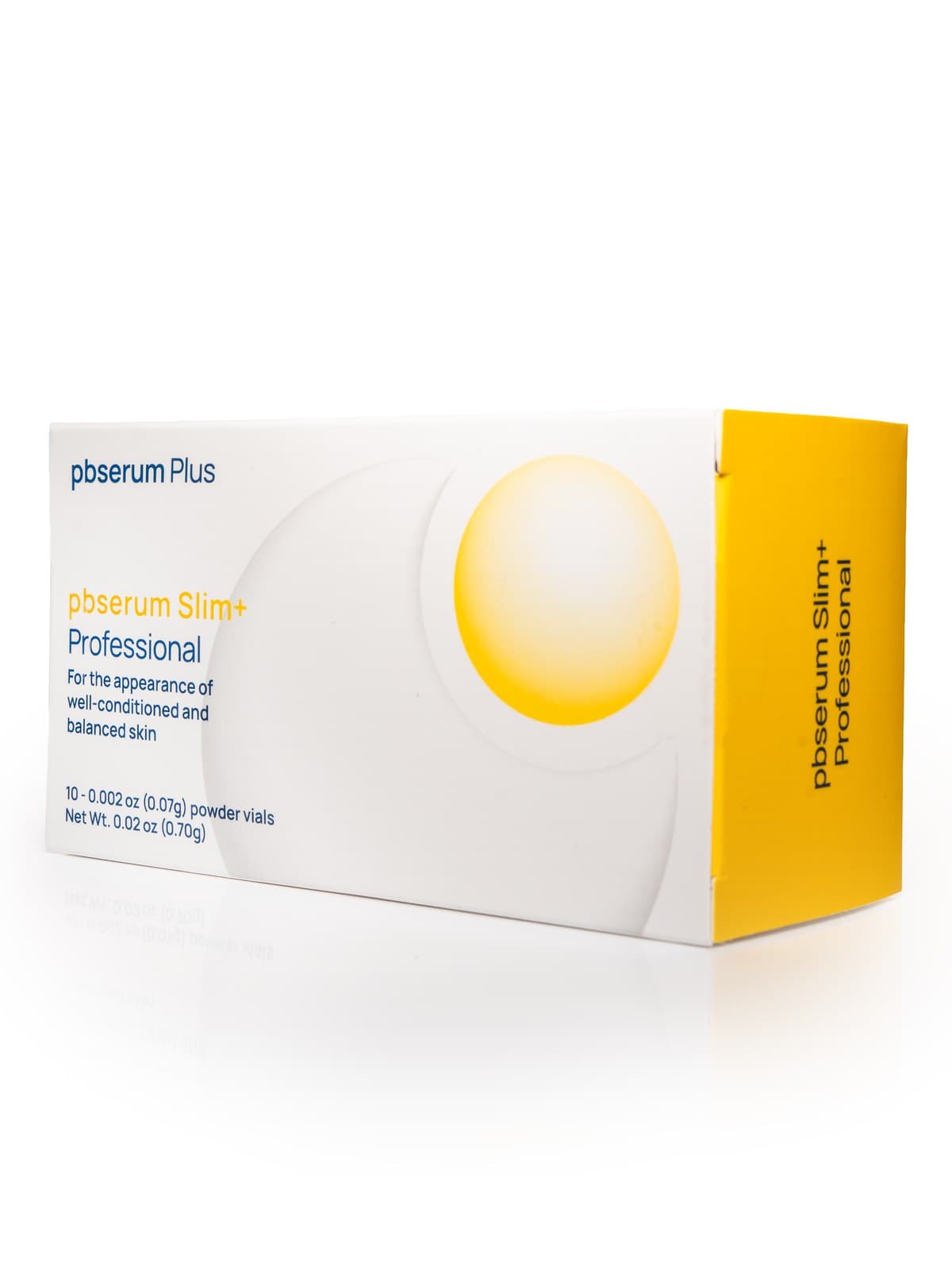 pbserum Slim+ box with 10-vial pack