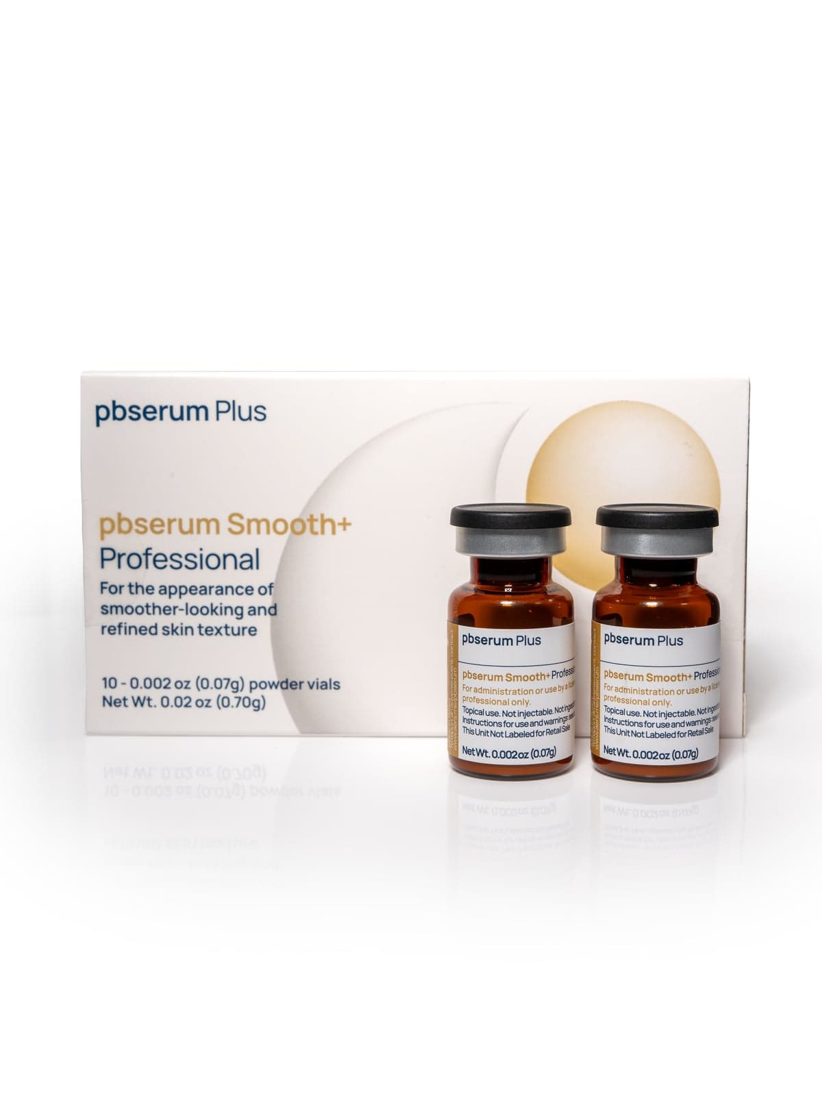pbserum Smooth+ box with vials grouped