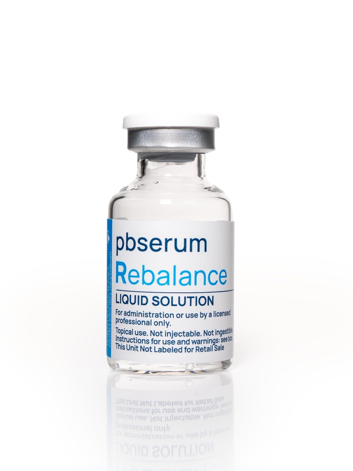 pbserum Rebalance liquid-solution vial, front view