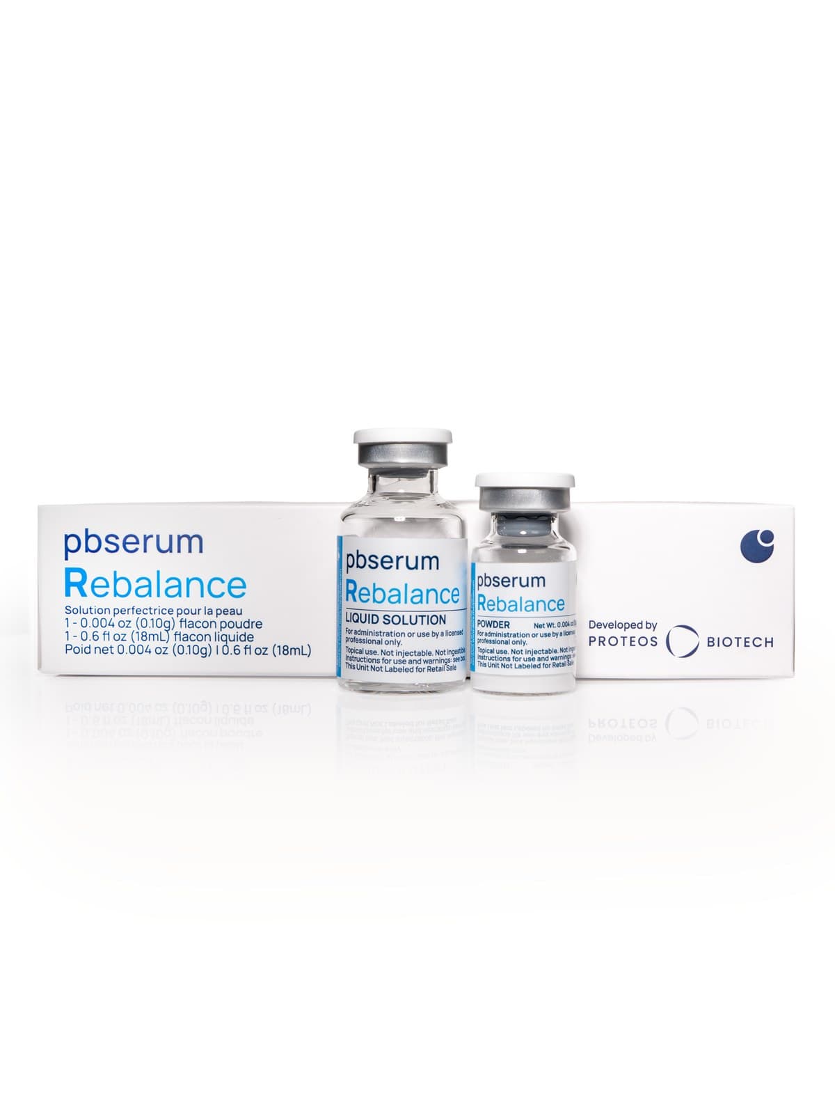 pbserum Rebalance kit overview with box and vials