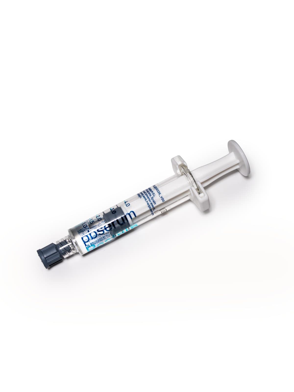 pbserum Restore syringe, angled view